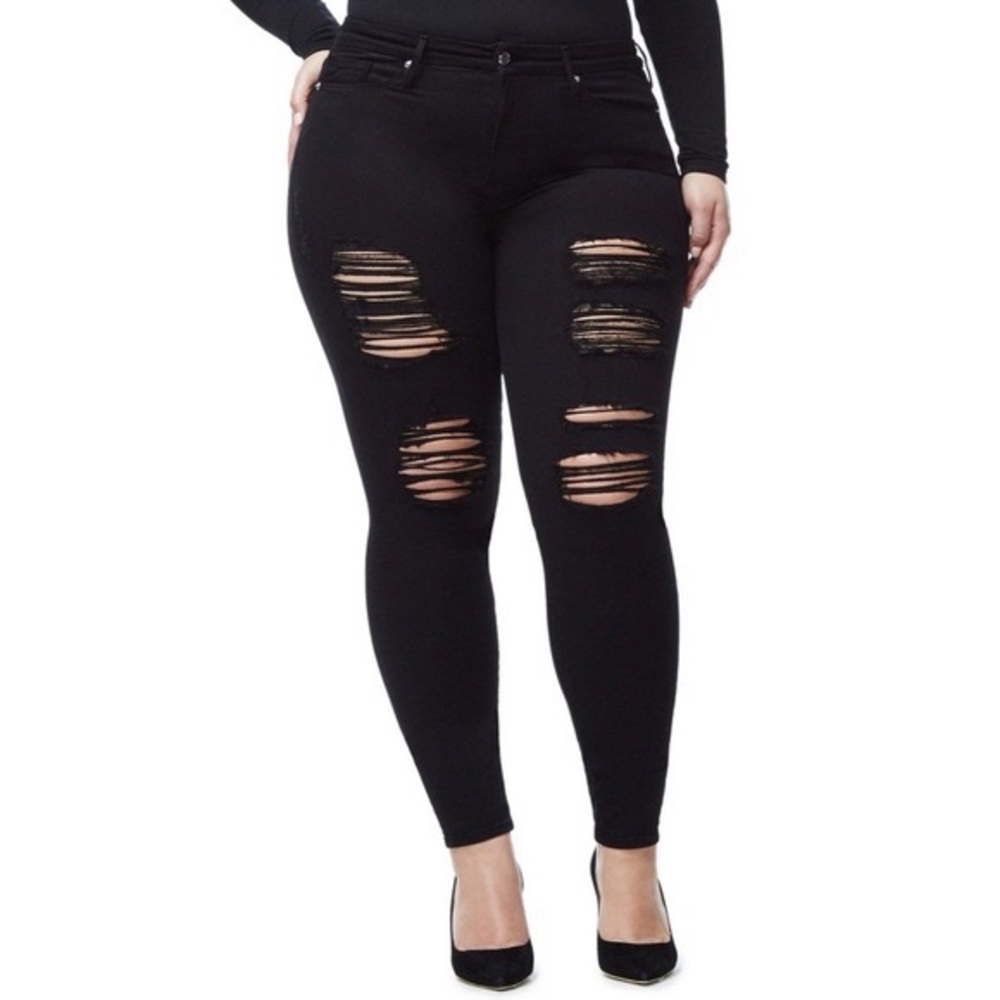 Good American Good Legs Black Denim